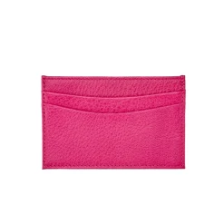 Slim Design Card Case in Goatskin Leather