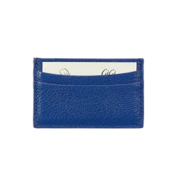Slim Design Card Case in Goatskin Leather