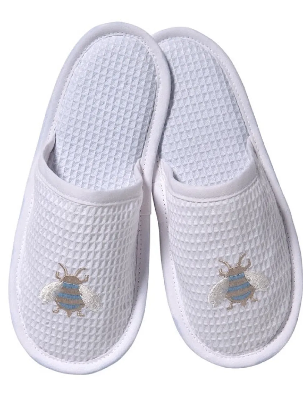 Slippers White Waffle
