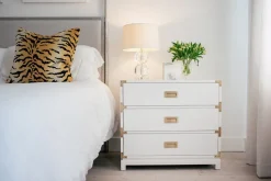 Small Carlyle Campaign Dresser in White
