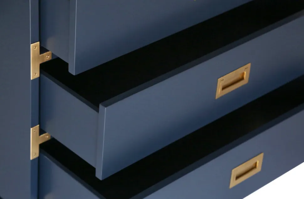 Small Carlyle Campaign Dresser in Navy