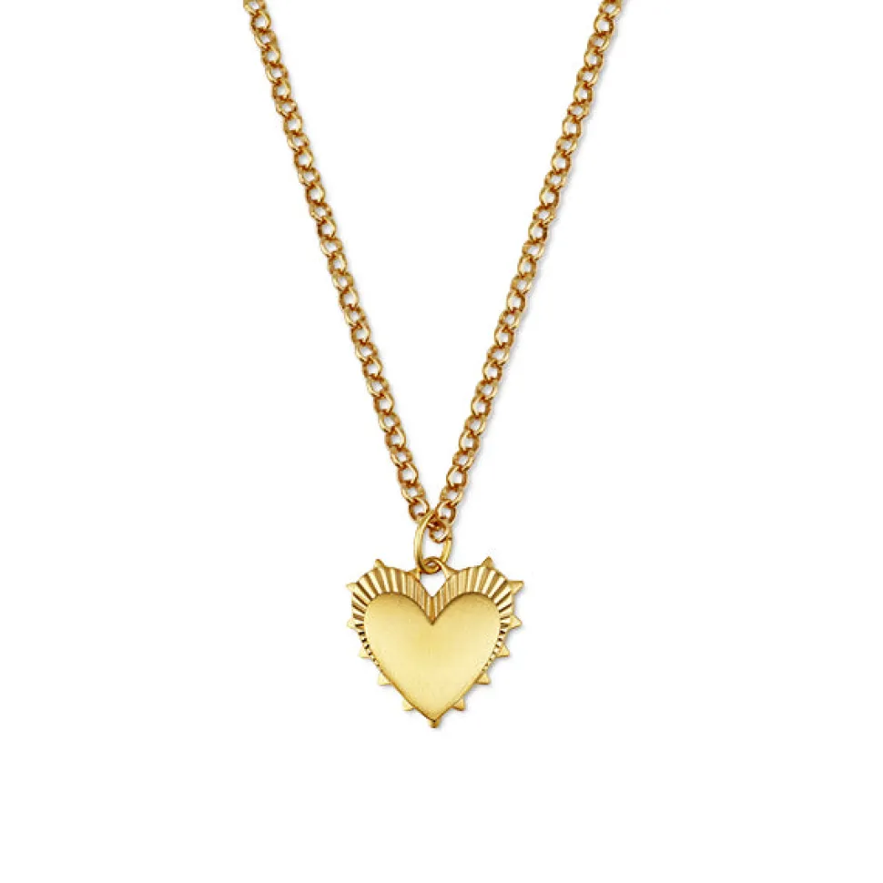 Small Heart of Gold Necklace