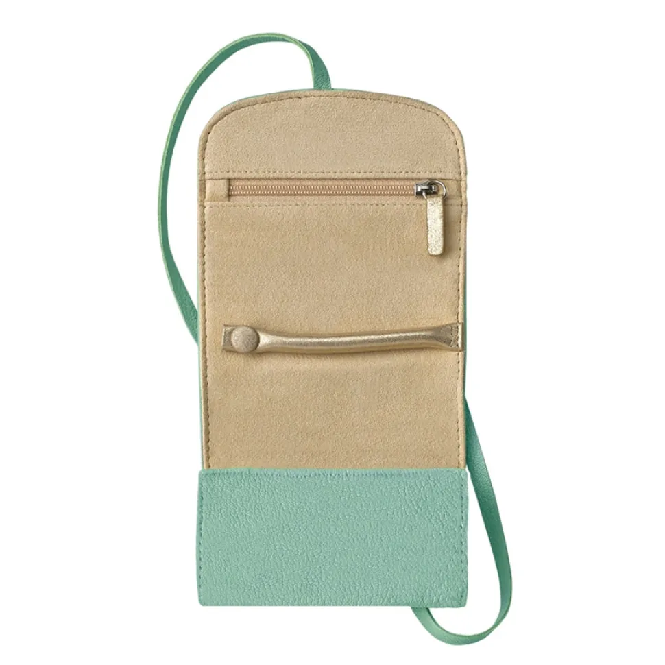 Small Leather Jewelry Roll