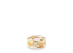 Small Round Box with Lid in Aurum