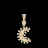 Small Southwestern Moon Charm