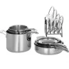 Smartnest Stainless Steel 11-Piece Set in Stainless Steel