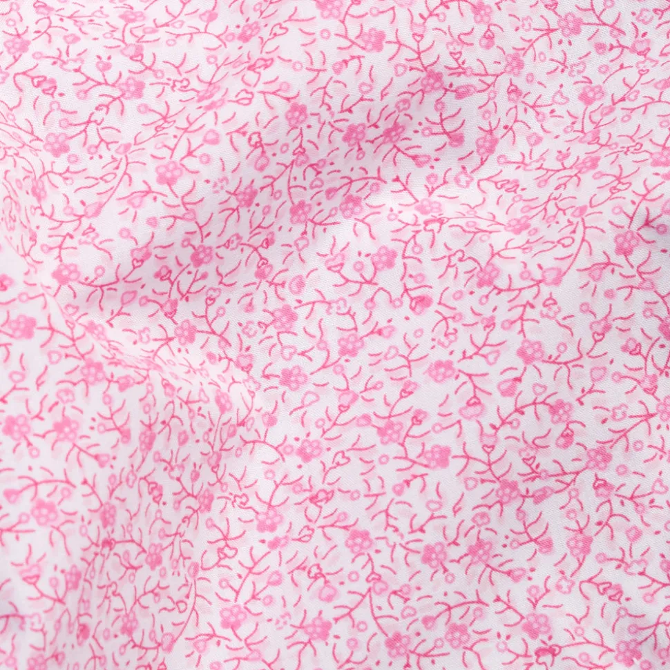 Smocked Natalie Bubble in Pink Vinings