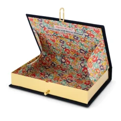 Snow White Flowers Book Clutch