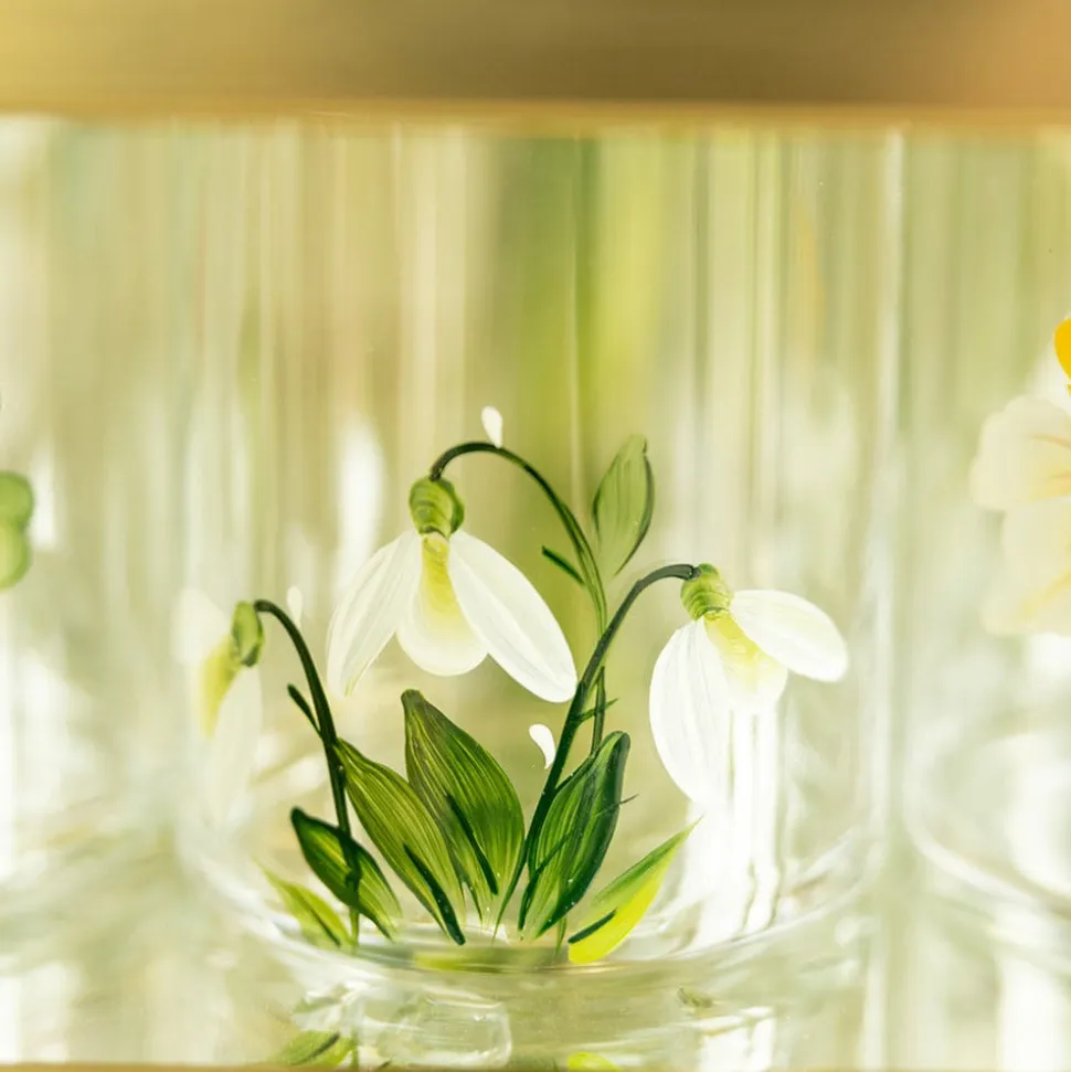 Snowdrop Crystal Tumbler