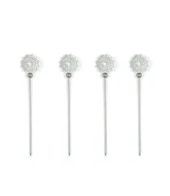 Snowflake Cocktail Picks, Set of 4