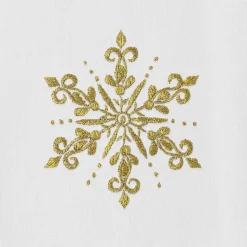 Snowflake Gold Hand Towel