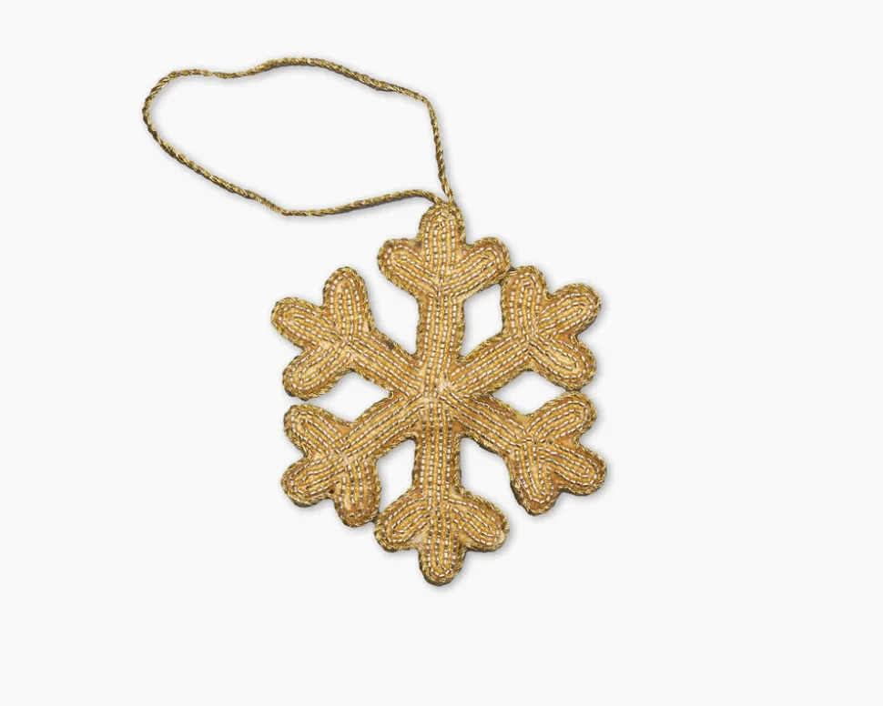 Snowflake Gold Ornament