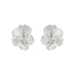 Snowflower Rose Studs