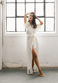 Sophia Silk Bridal Robe