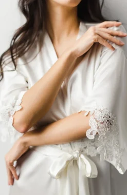 Sophia Silk Bridal Robe