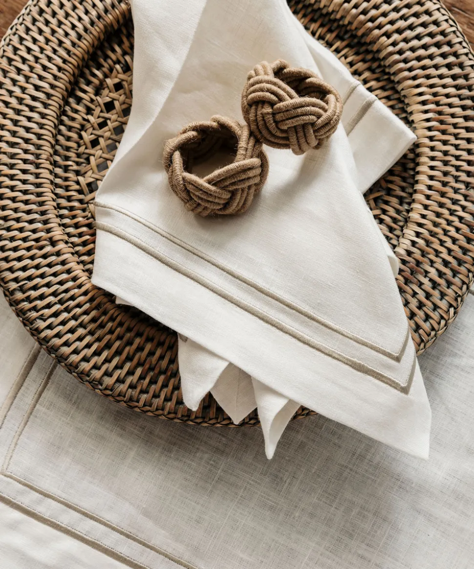 Sophie Classic Two Cord Napkin in Natural