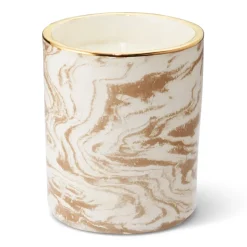 Sorrento Candle, Orange Blossom, Marbleized Sand