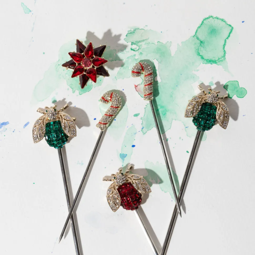 Sparkle Bee Swizzle Sticks