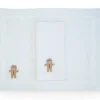 Sparkling Ginger Bread Napkin and Placemat, Set of 2