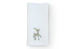 Sparkling Reindeer Napkin and Placemat, Set of 2