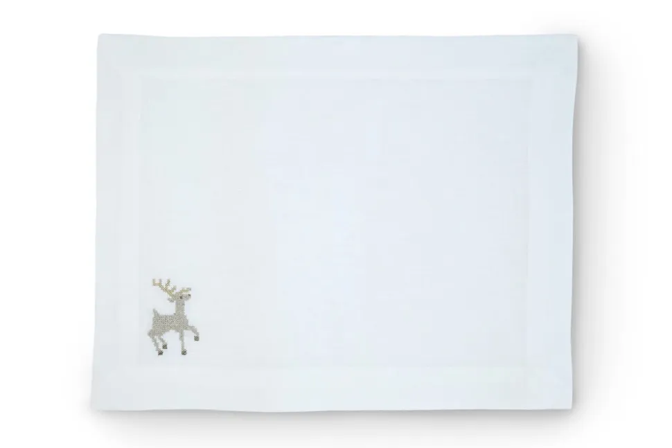 Sparkling Reindeer Placemat, Set of 4