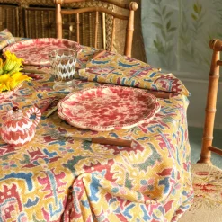 Speckled Dinner Plate in Pink