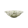 Speckled Small Bowl in Green and White