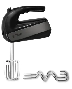 5-Speed Turbo Hand Mixer With Beaters And Dough Hooks