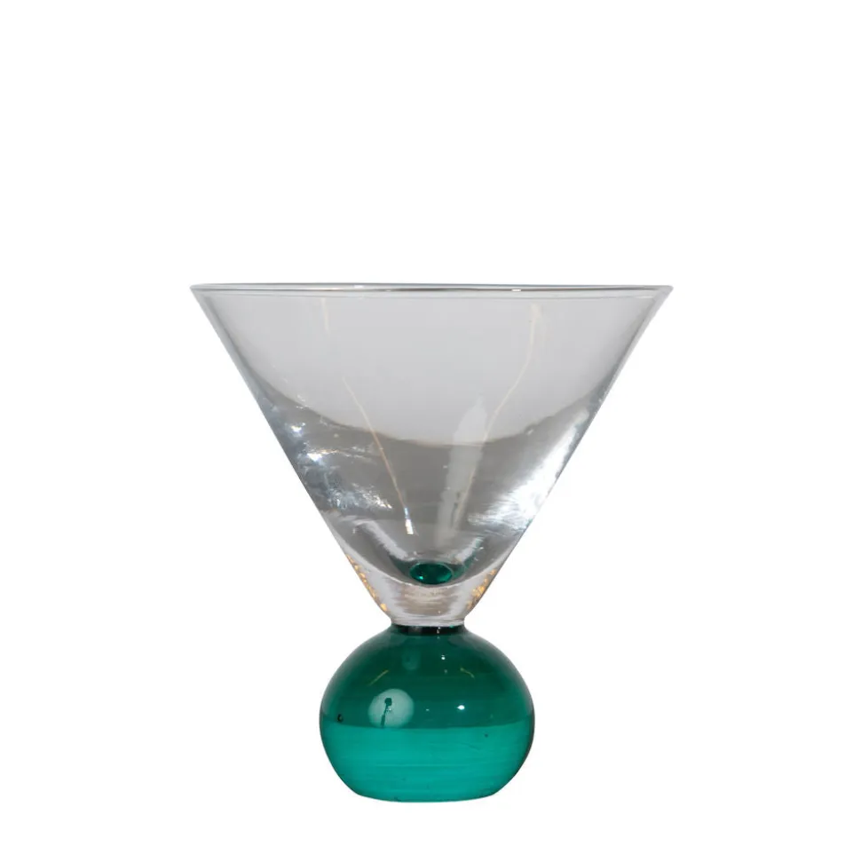 Spice Glasses, Ball-Stem Martini Glass, Set of Two