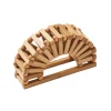 Spoke Napkin Ring in Natural, Set of 4