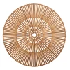 Spoke Placemat in Brown, Set of 4
