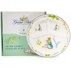 Spring Leaves Toddler Plate
