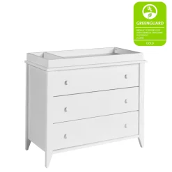 Sprout 3-Drawer Changer Dresser with Removable Changing Tray in White