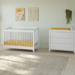 Sprout 3-Drawer Changer Dresser with Removable Changing Tray in White