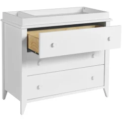 Sprout 3-Drawer Changer Dresser with Removable Changing Tray in White