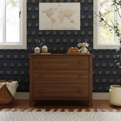 Sprout 3-Drawer Changer Dresser with Removable Changing Tray in Natural Walnut