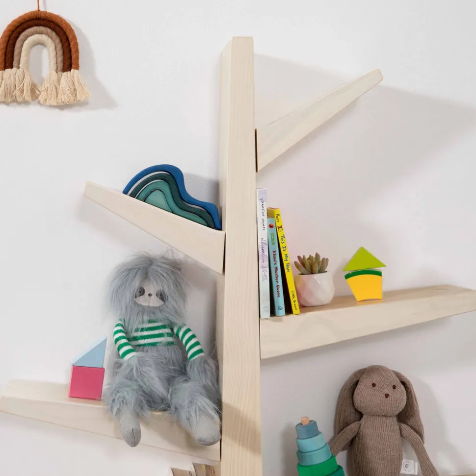 Spruce Tree Bookcase in Washed Natural