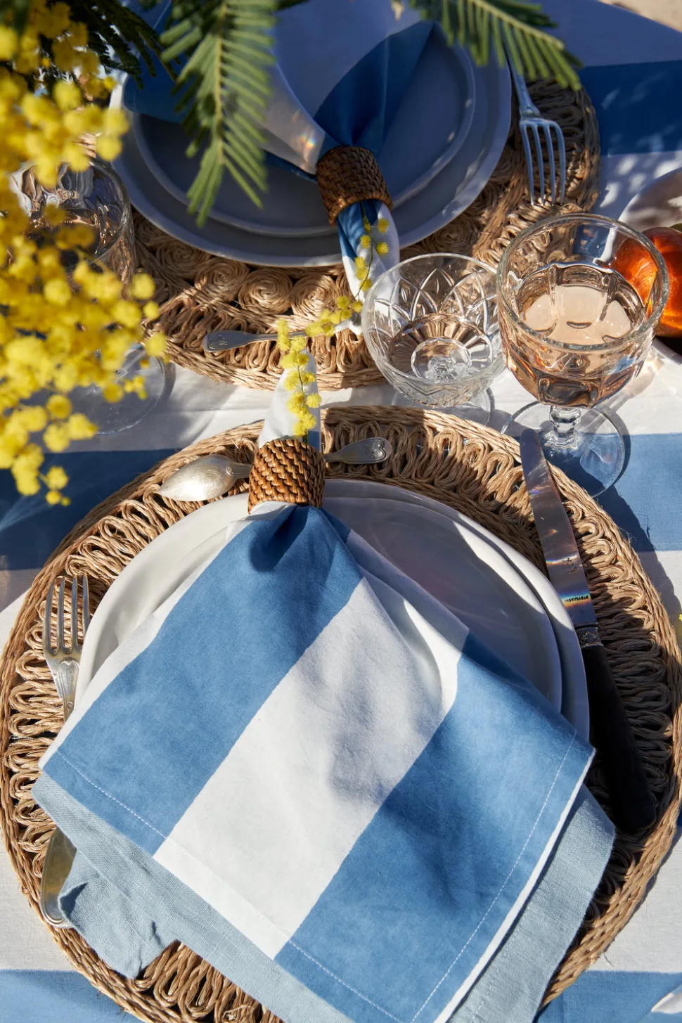 St. Tropez Napkins in Blue, Set of 6