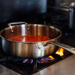 Stainless Clad Fry Pan in Stainless Clad