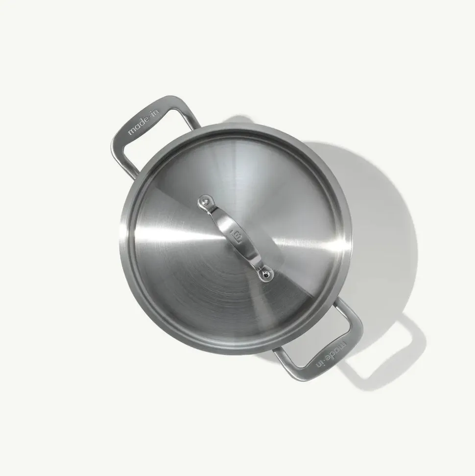 Stainless Clad Stock Pot in 6 QT