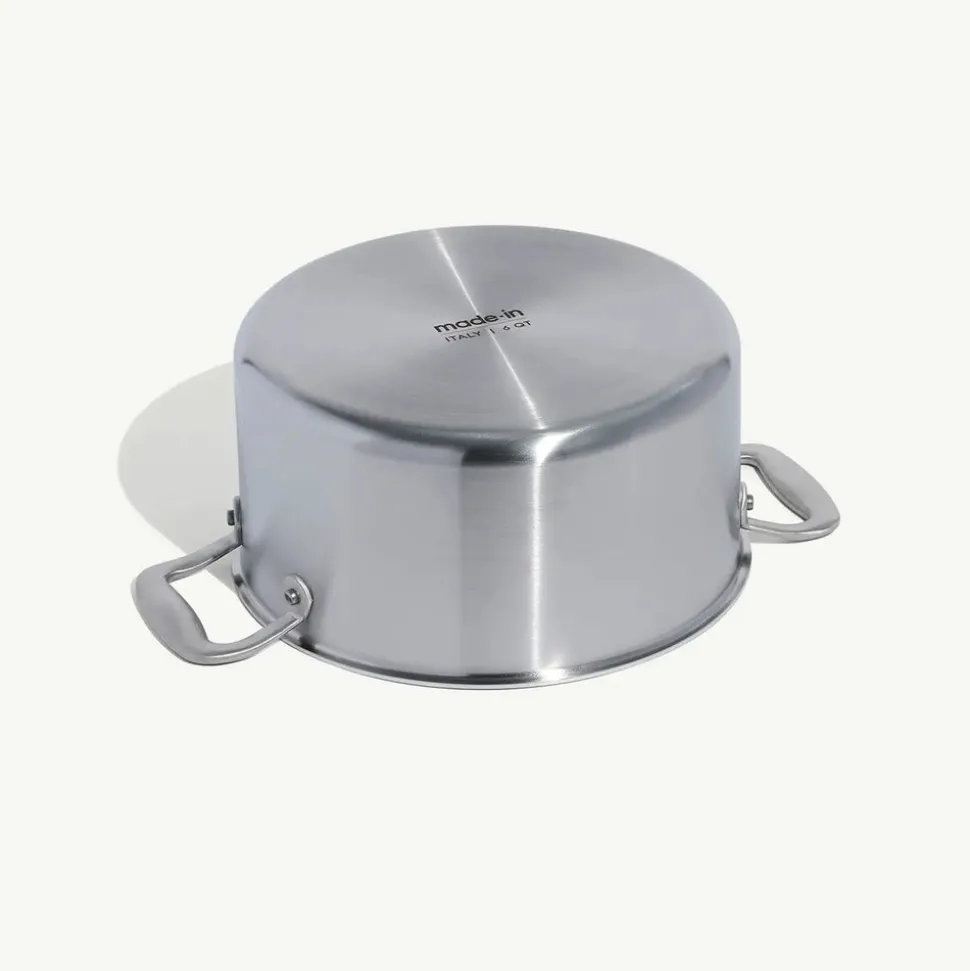Stainless Clad Stock Pot in 6 QT