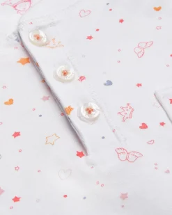 Star & Crown Pajama in Child Pink