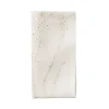 Star Spray Napkin in White & Gold & Silver, Set of 4
