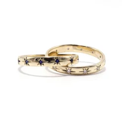 Starry Night Rolling Ring