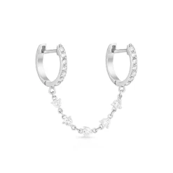 Starstruck Double Huggie Earring