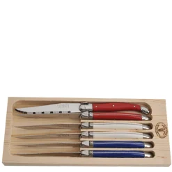Steak Knives in Paris Colors, Set of 6