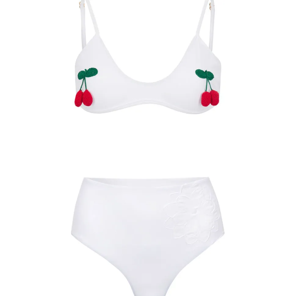 Stella in White with Cherries
