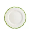 Stella Scalloped Verde Salad Plate