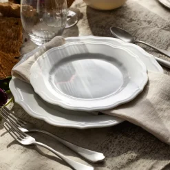 Stella Scalloped White Salad Plate