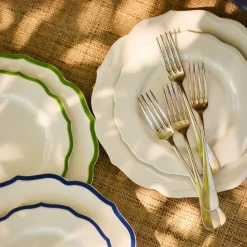 Stella Scalloped White Salad Plate
